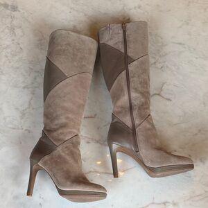 ANTONIO MELANI Taupe Heeled Boots